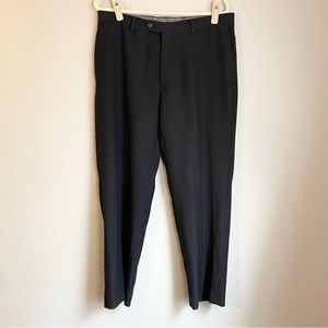 Pronto Uomo Black Trousers Slacks